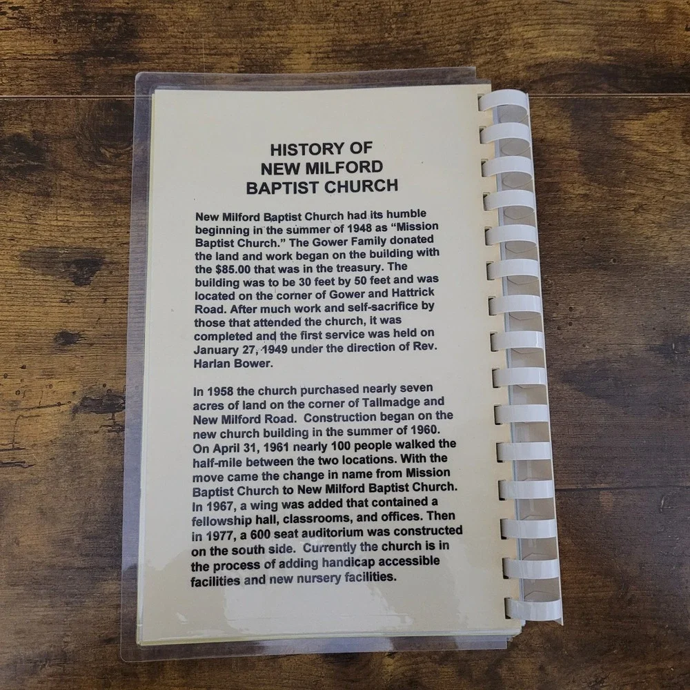 From God's Bounty‎ Cookbook New Milford Baptist Church Spiral Bound Recipes 2004